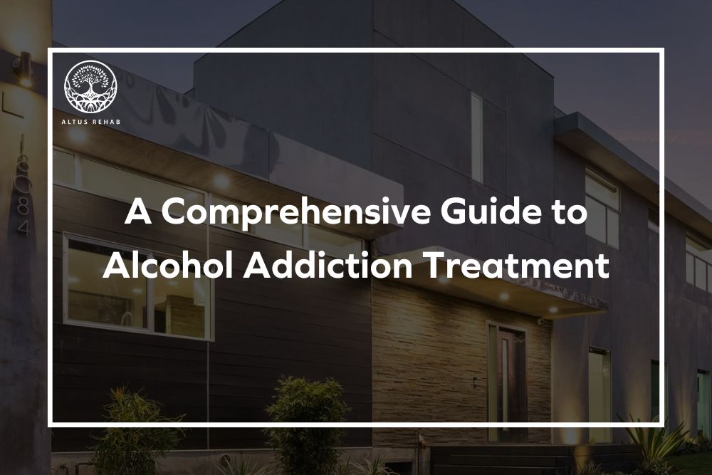 Exterior of Altus Rehab's alcohol addiction treatment center in Encino, California